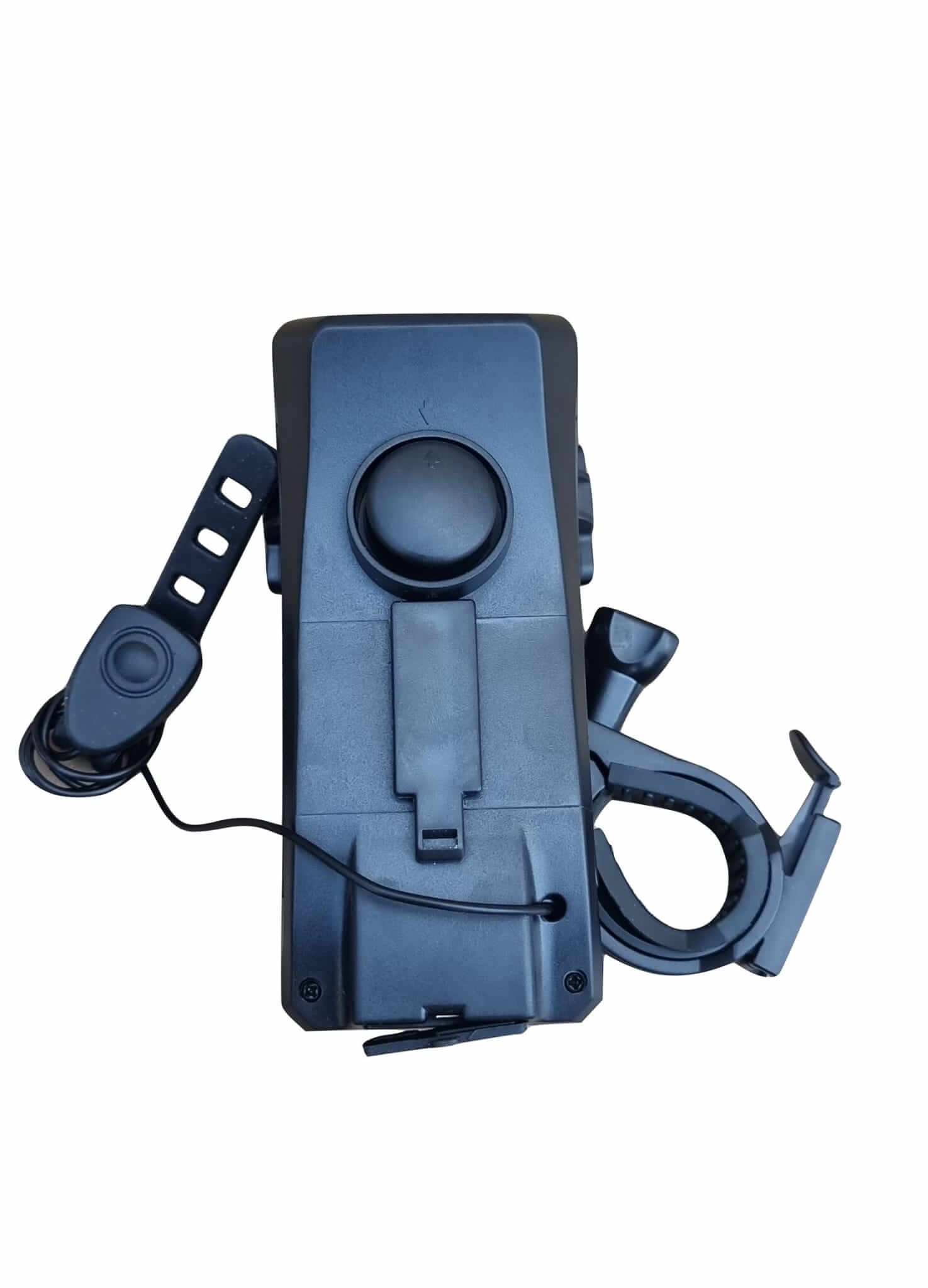 מחזיק טלפון עם פנס וצופר נטען לאופניים ולקורקינט – תמונה 2