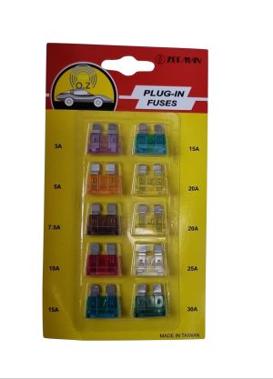 חבילה של 10 פיוזים בצבעים שוניפ