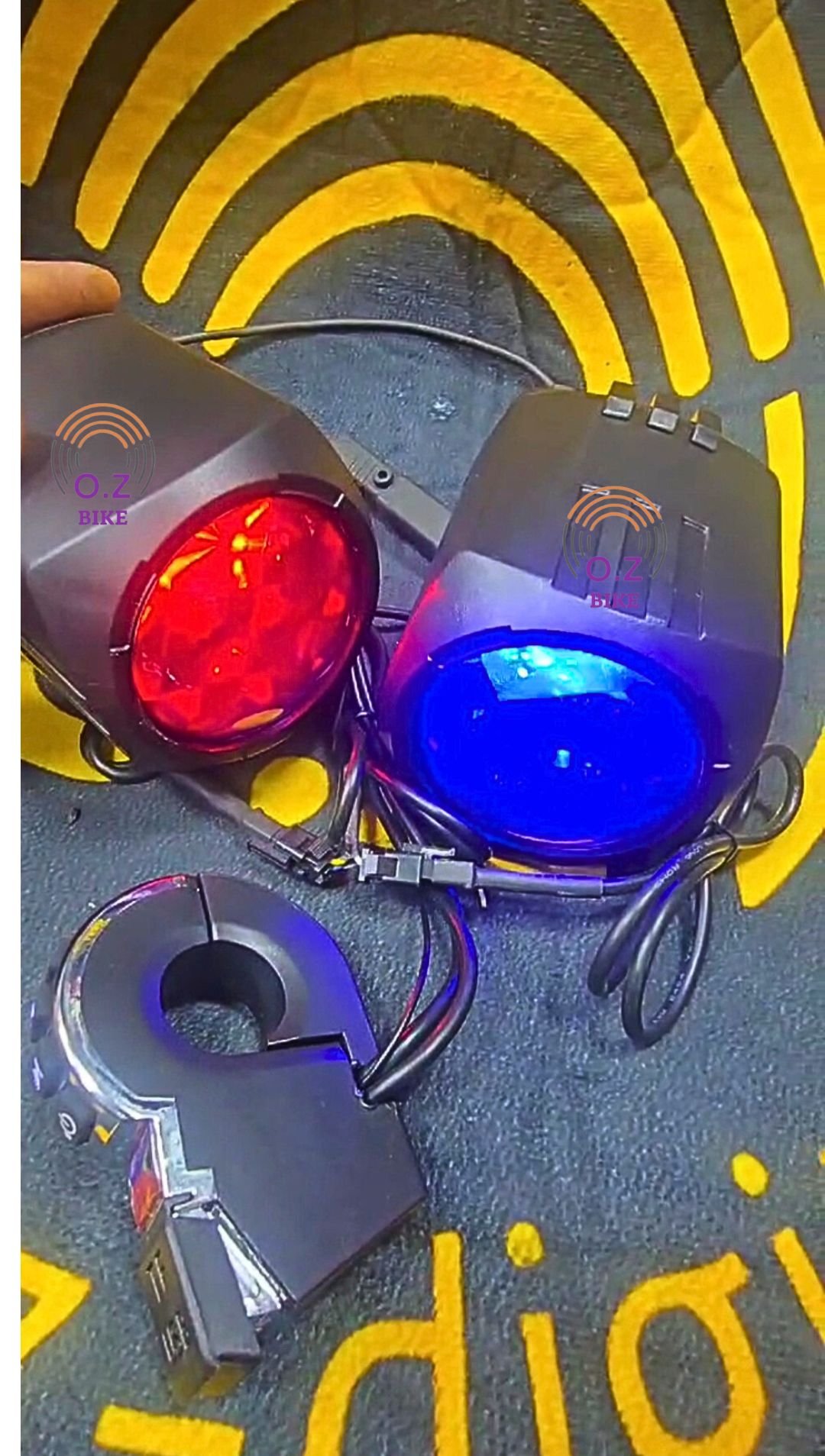 זוג רמקולים לאופניים ולקורקינט