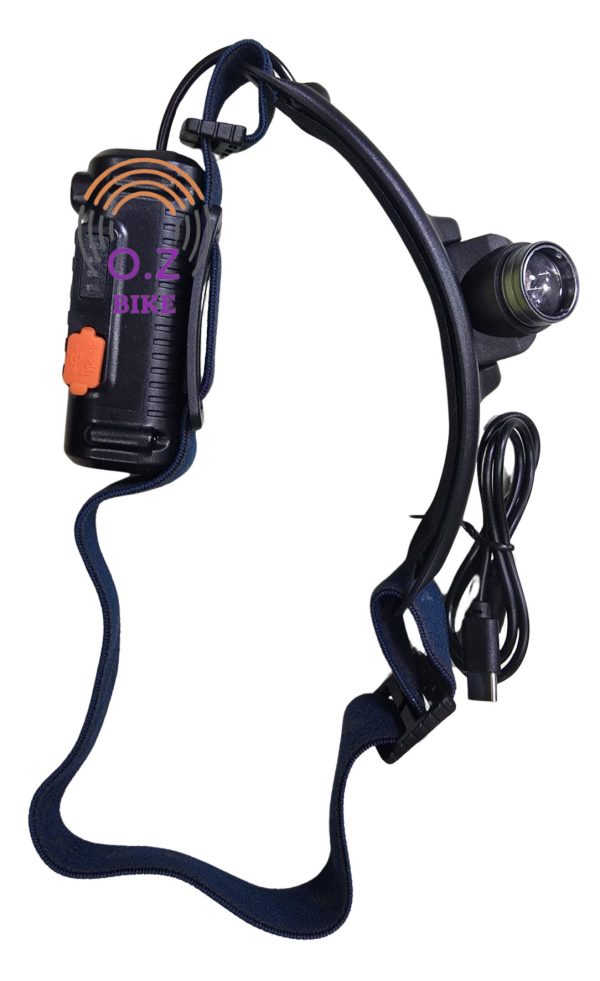 פנס ראש נטען לבן