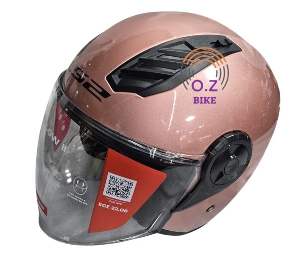 קסדה ורודה מלאה לקורקינט ולאופניים LS2