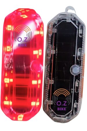 לד אדום סולרי מהבהב עם 3 מצבים