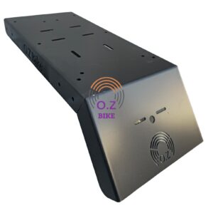 סבל ברזל אחורי לאופניים עם מגן בוץ והכנה לתאורה