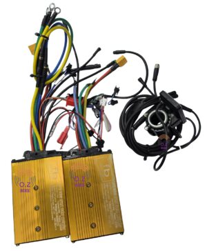 שני בקרי 1200 38A FB מוקטן לסוללה 48V / 60V / 72V עם צג דיגיטלי וידית גז